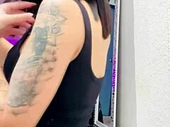 18-Year-Old Exhibitionist Girlfriend Exposed by Cuckold Boyfriend in Public Flash
