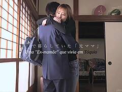 a young divorced mom sarina momonaga bonds with shy stepbrother