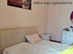 damn, this hot chick cleans the room with no panties on!