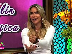 Aylin Mujica Shows Off Marked Nipples in Tight Minidress
