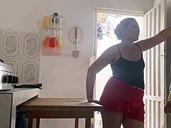 Caught My Curvy Sister-in-Law Alone in Kitchen and Filled Her Ass with Cum!