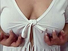 Viral Teacher Walks Bra-Free on Public Road Playing with Her Chest