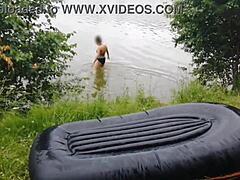 milf brunette shares steamy vacation sex vlog moments