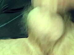 Horny Guy Rips Panties, Spits on Huge Cock, Moans with Dirty Talk, Close-Up Cumshot