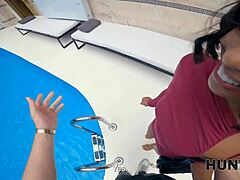 Wow! Hunt4k Nailed a Stunning Brazilian Girl with Incredible Deepthroat!