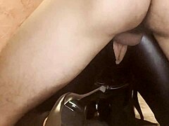Dominant Latex Babe Fucked Hard with Ass Cumshot