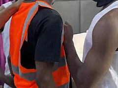 Room Maintenance Gets Fucked by Three Big Dicks in Hardcore Action. Their Rough Encounter Leaves No Hole Untouched.