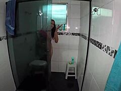 what’s eva damarte, 20, doing wild in the mansion bathroom?
