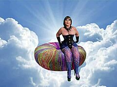 Carmen, the heavenly granny, you gotta see her lickin' and dickin' with double cum action