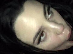 19-year-old Spanish amateur deepthroats massive black cock in hood