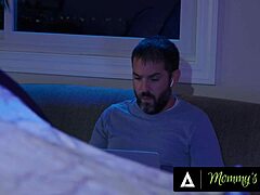 perv teen creampies stepmom rachael cavalli while stepdad’s right there, wild!