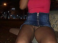 Married Latina Meets Stranger for Wild Public Sex