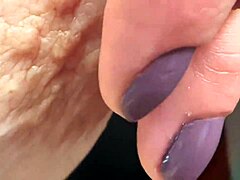 Extreme close-up of my nipple play, u never seen this