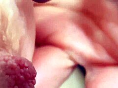 Extreme close-up of my nipple play, u never seen this
