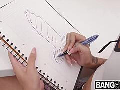 BBC THREESOME Turns Wild with Brunette Babes