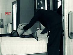 Brunette Mom Begs for Hard Bed Action Now!