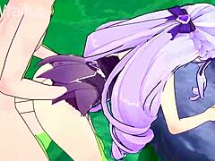 vivian loses virginity in intense pussy squirting action with zenless zone zero hentai.