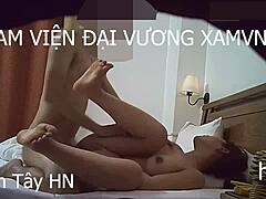 Hot Vietnamese Girl Hanh Tay in Wild Bedroom Action