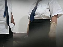 I caught students cheating with sex in school