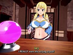 lucy gets knocked up with a big belly surprise