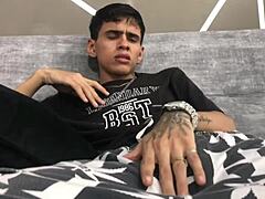 Latina sister helps with cardio in intense workout session