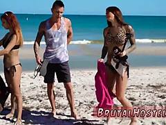i can’t resist bdsm stockings with tourists felicity and jade!