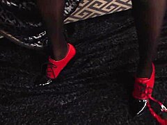 Black babe Jasmine Webb takes a hard white cock in wild action. She rides and moans through intense doggystyle.