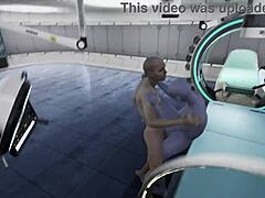 alien monster invades hairless pussy for play