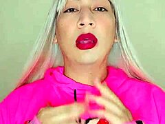 Transexual Esta with Rosadita and Rica Polla Action