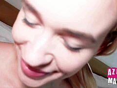 adorable blonde khloe kingsley sucks and bangs friend in nyc