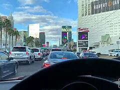 wet blowjob on las vegas boulevard with a petite amateur