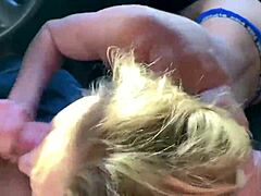 wet blowjob on las vegas boulevard with a petite amateur