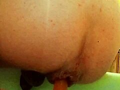 Smashed Anal After Fisting with Spitting Natural Lube in Garage