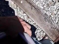Fisherman Catches Runaway Stripper for Dirty Shower Action!