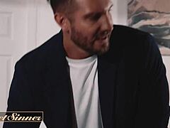 Sweet Sinner - Ginger Hottie Fucked in Every Position on Professor’s Bed, Cum Splashed on Shaved Pussy