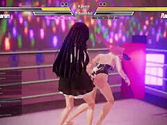 Lesbian Battle 8 with Intense Pussy Licking