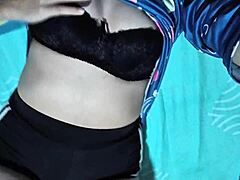 Real Homemade Couple Enjoys Steamy Hotel Room Action