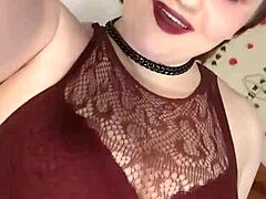 Look at these big tits squirt while using a suction vibrator!