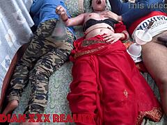 An Indian stepmom got wild with a quick hot session in Hindi. Their intense encounter unfolded with raw dirty talk.