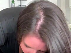 Holy crap, this sexy wife sucks cock like a pro!