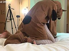 Curious Scooby Doo Meets Hot Blonde TS in Wild Parody