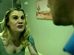 hey, what’s she hiding from us in this wild threesome lesbian action?