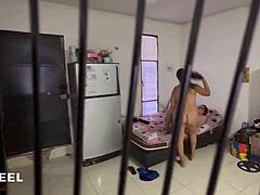 Yo, caught these hot lesbian Latinas banging with toys while hubbies work