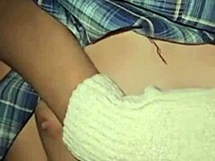 Delicate Skinny Teen Hands Over Her Tight Body to Me!
