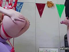 Naughty kitten dragged to anal asylum for wild treatment