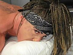 Can you believe this giant BBC is wrecking my ass and throat with wild deepthroat?