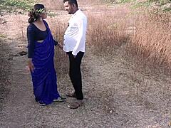 hot desi couple bangs hard in jungle for real indian action