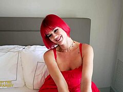 Step sister Samantha Sinz records deepthroat blowjob for boyfriend. She gags on huge cock in homemade clip.