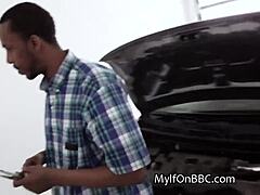 Hey babe, slip that BBC between my big boobies for the car fix
