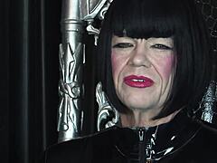 I submitted to a transexual dominatrix for wild latex play. It was a kinky casting interview!